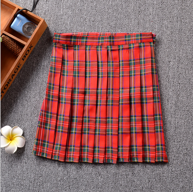 Square pattern skirt