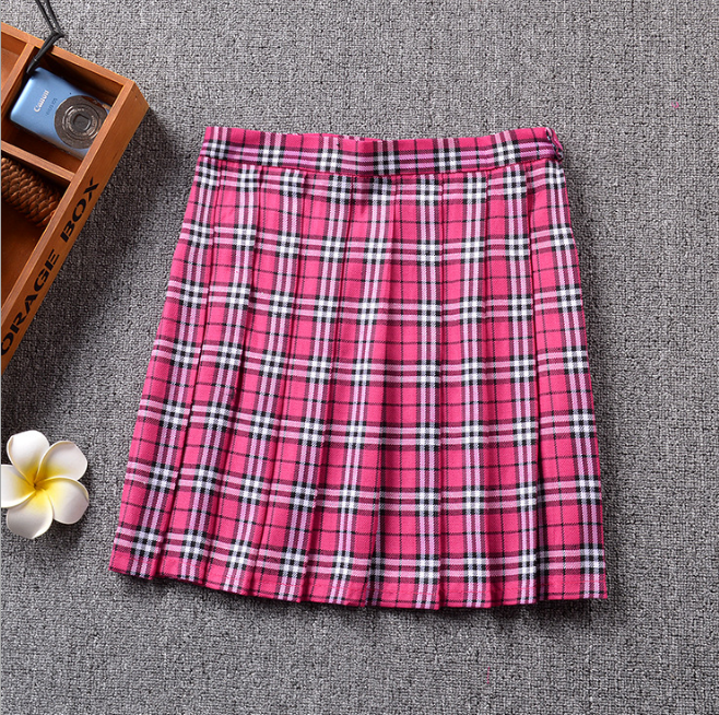 Square pattern skirt