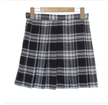 Square pattern skirt